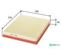 VALEO AIR FILTER 585038 FOR JEEP