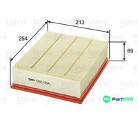 VALEO AIR FILTER 585094 FOR AUDI VW