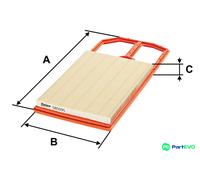 VALEO AIR FILTER 585095 FOR SEAT VW
