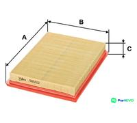 VALEO AIR FILTER 585122 FOR HONDA NISSAN