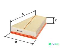 VALEO AIR FILTER 585149 FOR FORD VOLVO