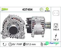 VALEO ALTERNATOR 437454 FOR AUDI FORD SEAT SKODA VW