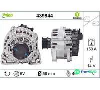 VALEO ALTERNATOR 439944 FOR FORD