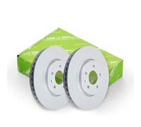 Valeo Box of 2 Coated Brake Discs 672609, Front Axle | Vented Discs, Valeo Quality, Tested to Ensure Durability and Optimal Performance