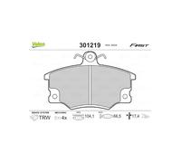 VALEO 301219 Brake pad set