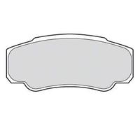 VALEO - Brake pads First - 301570 - Set of 4 pads - Rear axle - Fully equipped with mounted accessories