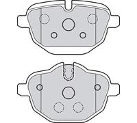 VALEO - Brake pads First - 302159 - Set of 4 pads - Rear axle - Fully equipped with mounted accessories