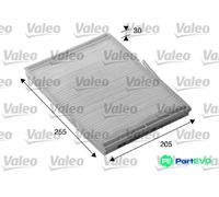VALEO CABIN AIR FILTER 698276 FOR RENAULT