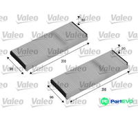 VALEO CABIN AIR FILTER 715500 FOR AUDI