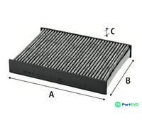 VALEO CABIN AIR FILTER 715820 FOR NISSAN RENAULT