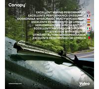 Valeo Wiper Blade CAN02 - Flat, Front, Hook, 14in/350mm, Natural & Recycled Materials - 583902