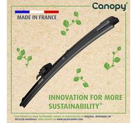 Valeo Canopy Wiper Blade CAN45 - Front - 19 Inches / 475 mm - 1 Blade | Flat Blade, Made from Natural and Recycled Materials, 583945
