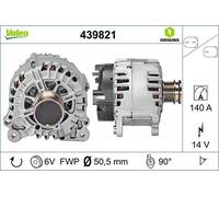 Valeo 439821 Alternator Fits Audi A1 A3 Q3 Seat Ibiza Leon Skoda Octavia VW Golf