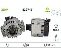 Valeo Car Alternator 12V fits Mercedes-Benz