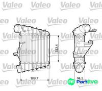 VALEO CHARGE AIR COOLER 817556 FOR SEAT SKODA VW
