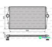 VALEO CHARGE AIR COOLER 818283 FOR VOLVO