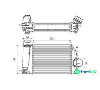 VALEO CHARGE AIR COOLER 818293 FOR NISSAN RENAULT