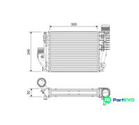 VALEO CHARGE AIR COOLER 818304