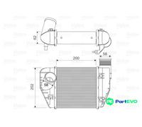 VALEO CHARGE AIR COOLER 818326 FOR AUDI