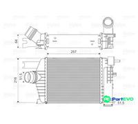 VALEO CHARGE AIR COOLER 818343 FOR RENAULT DACIA