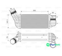 VALEO CHARGE AIR COOLER 818345 FOR CITROËN PEUGEOT