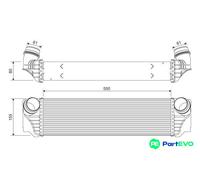 VALEO CHARGE AIR COOLER 818367 FOR BMW