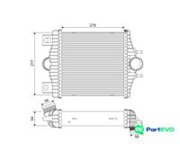 VALEO CHARGE AIR COOLER 818384 FOR LAND ROVER