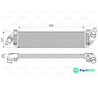 VALEO CHARGE AIR COOLER 818571 FOR VOLVO