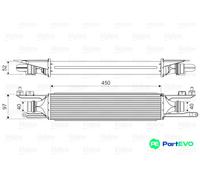 VALEO CHARGE AIR COOLER 818578 FOR OPEL VAUXHALL