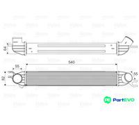 VALEO CHARGE AIR COOLER 818580 FOR MINI