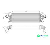 VALEO CHARGE AIR COOLER 818694