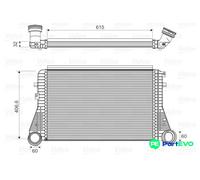 VALEO CHARGE AIR COOLER 818795 FOR AUDI SEAT SKODA VW
