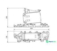 VALEO CHARGE AIR COOLER 822935 FOR AUDI SEAT VW