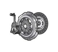 Valeo Clutch Kit 834352 - With Cover, With Disc