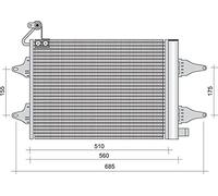 Valeo Condenser, Air Conditioning 812735