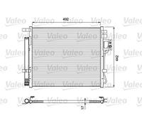 Valeo Condenser, Air Conditioning 814404