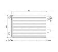 Valeo Condenser, Air Conditioning 814461