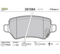 Valeo Disc Brake Pad Set Fits OPEL VAUXHALL KIA Astra Classic H GTC 1605122