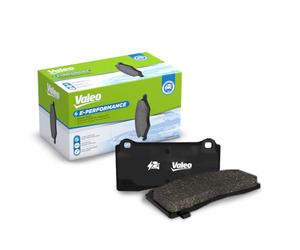 Valeo E-Performance Set of 4 Brake Pads 610499, Front Axle