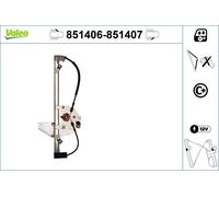 Valeo Window Regulator Left Front 851406