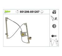 VALEO 851206 Window regulator