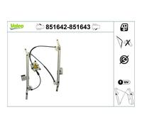 Valeo Electric Window Regulator Lifter Right Front fits Audi A5 2009-2017