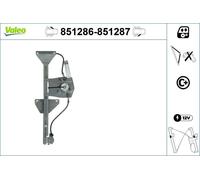 Valeo Electric Window Regulator Lifter Right Front fits Honda