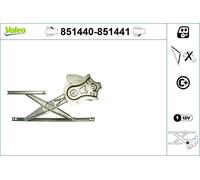 Valeo Electric Window Regulator Lifter Right Front fits Lexus Toyota