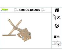 Valeo Electric Window Regulator Lifter Right Front fits Opel Vauxhall