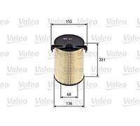 VALEO Engine Air Filter Fits AUDI A3 SEAT Altea SKODA VW Eos Passat 3C0129620
