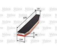 VALEO Engine Air Filter Fits BMW X3 E83 13713428558