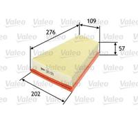 VALEO Engine Air Filter Fits CITROEN Berlingo Xsara MPV PEUGEOT 306 1444R5
