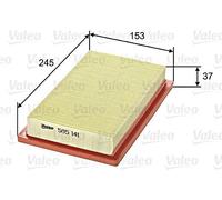 VALEO Engine Air Filter Fits DAIHATSU Hijet FIAT Panda PIAGGIO Porter DA799