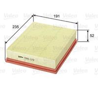 VALEO Engine Air Filter Fits FIAT Multipla MPV 46806576
